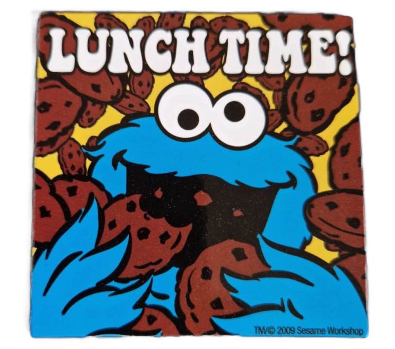 Kühlschrankmagnet - Krümelmonster - Sesamstrasse - Lunch Time