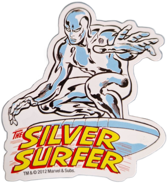 Kühlschrankmagnet - The Silver Surfer - Marvel - Portrait