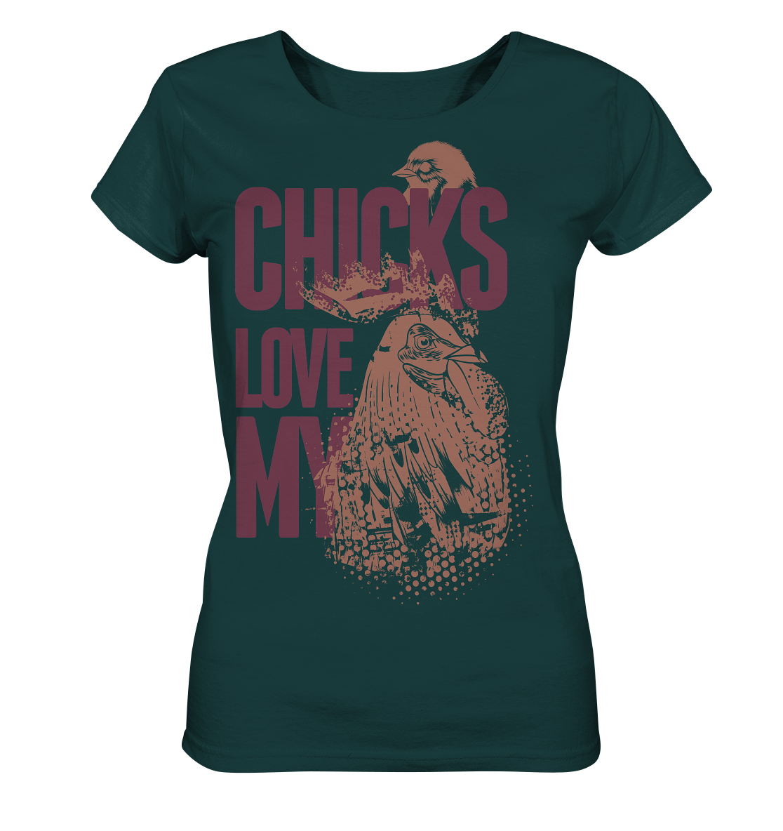 CHICKS LOVE MY - Ladies Organic Shirt