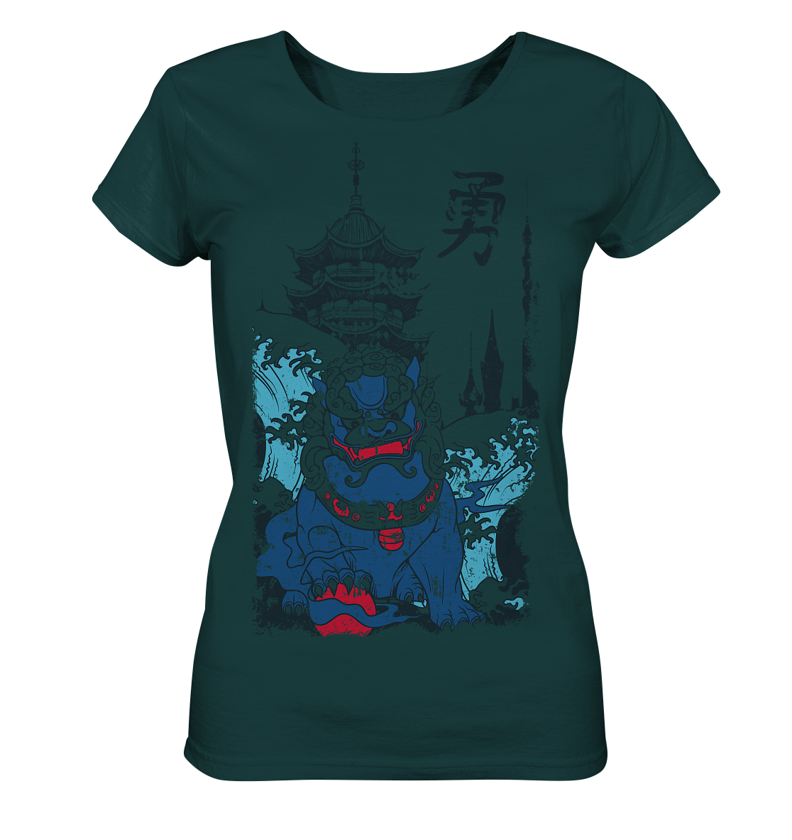 Dragon Blue - Ladies Organic Shirt