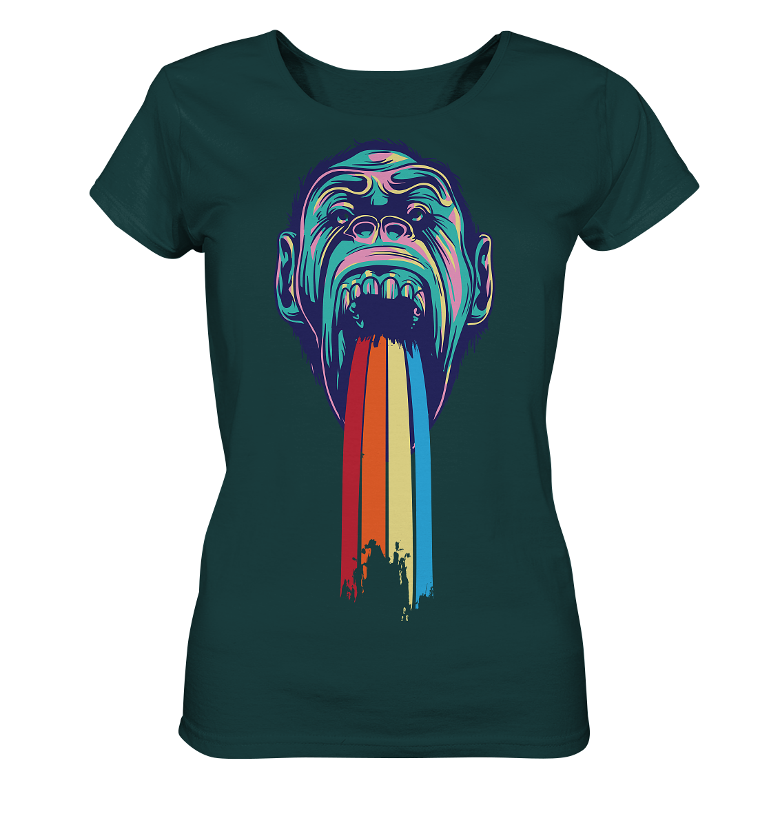 Ape Rainbow - Ladies Organic Shirt