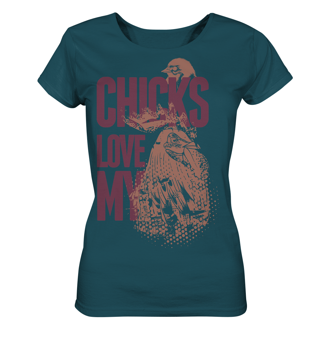 CHICKS LOVE MY - Ladies Organic Shirt