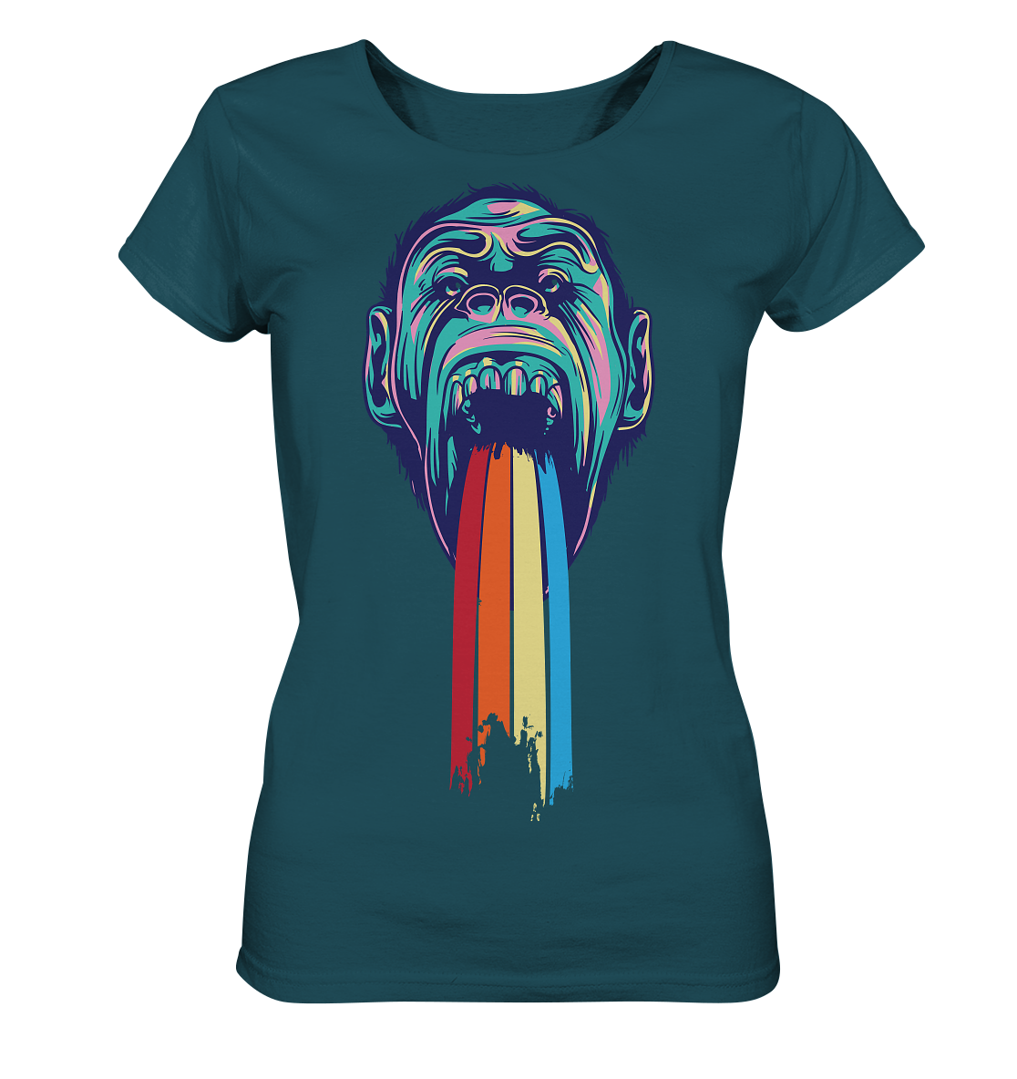 Ape Rainbow - Ladies Organic Shirt