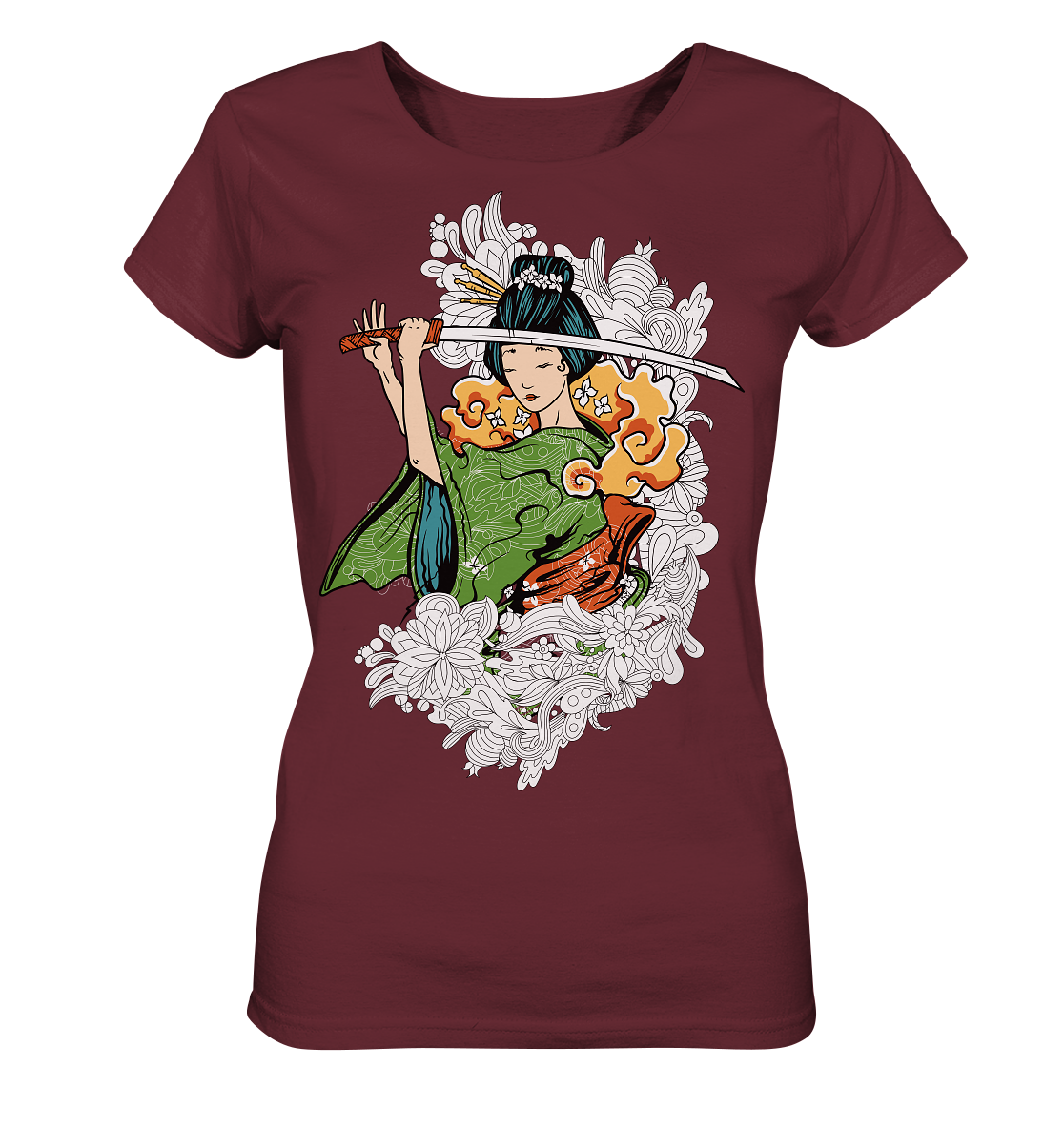 Geisha Sword - Ladies Organic Shirt