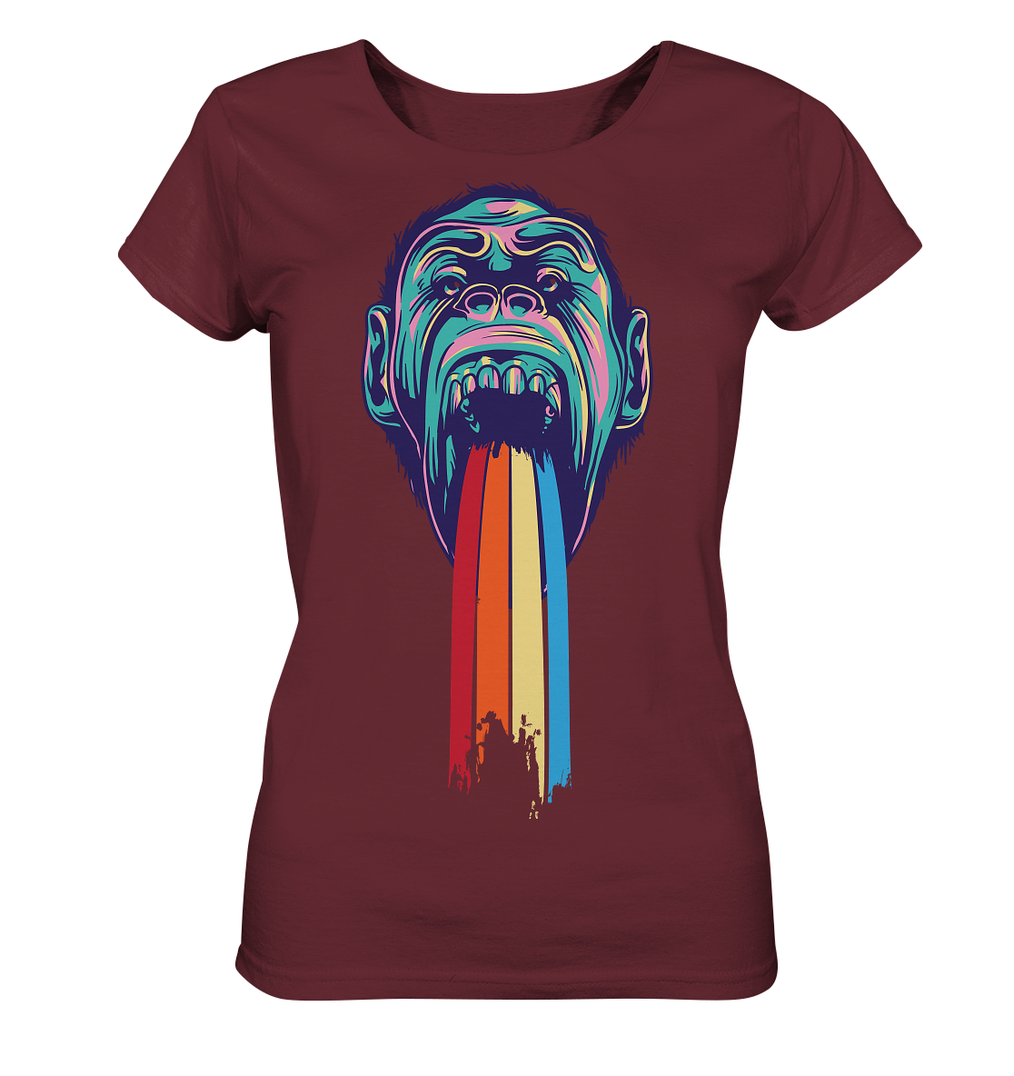 Ape Rainbow - Ladies Organic Shirt
