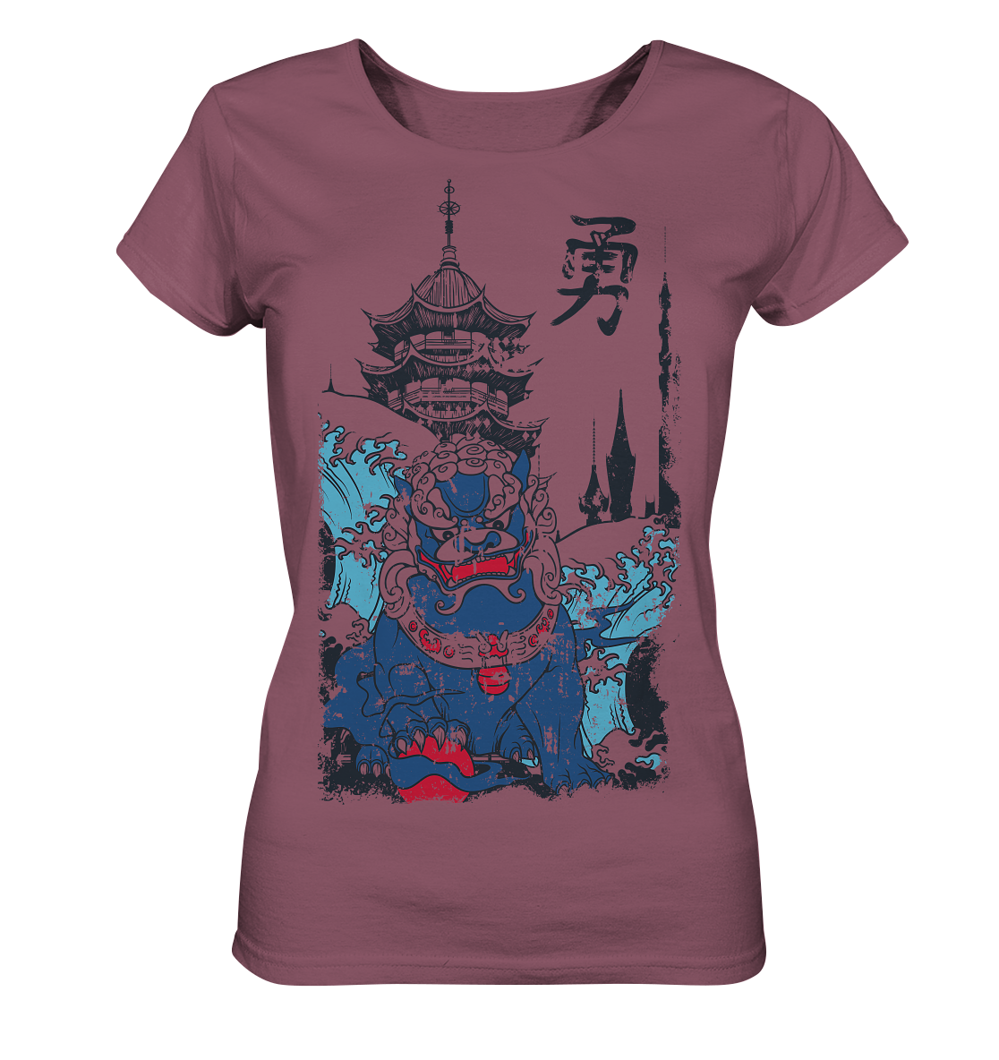 Dragon Blue - Ladies Organic Shirt