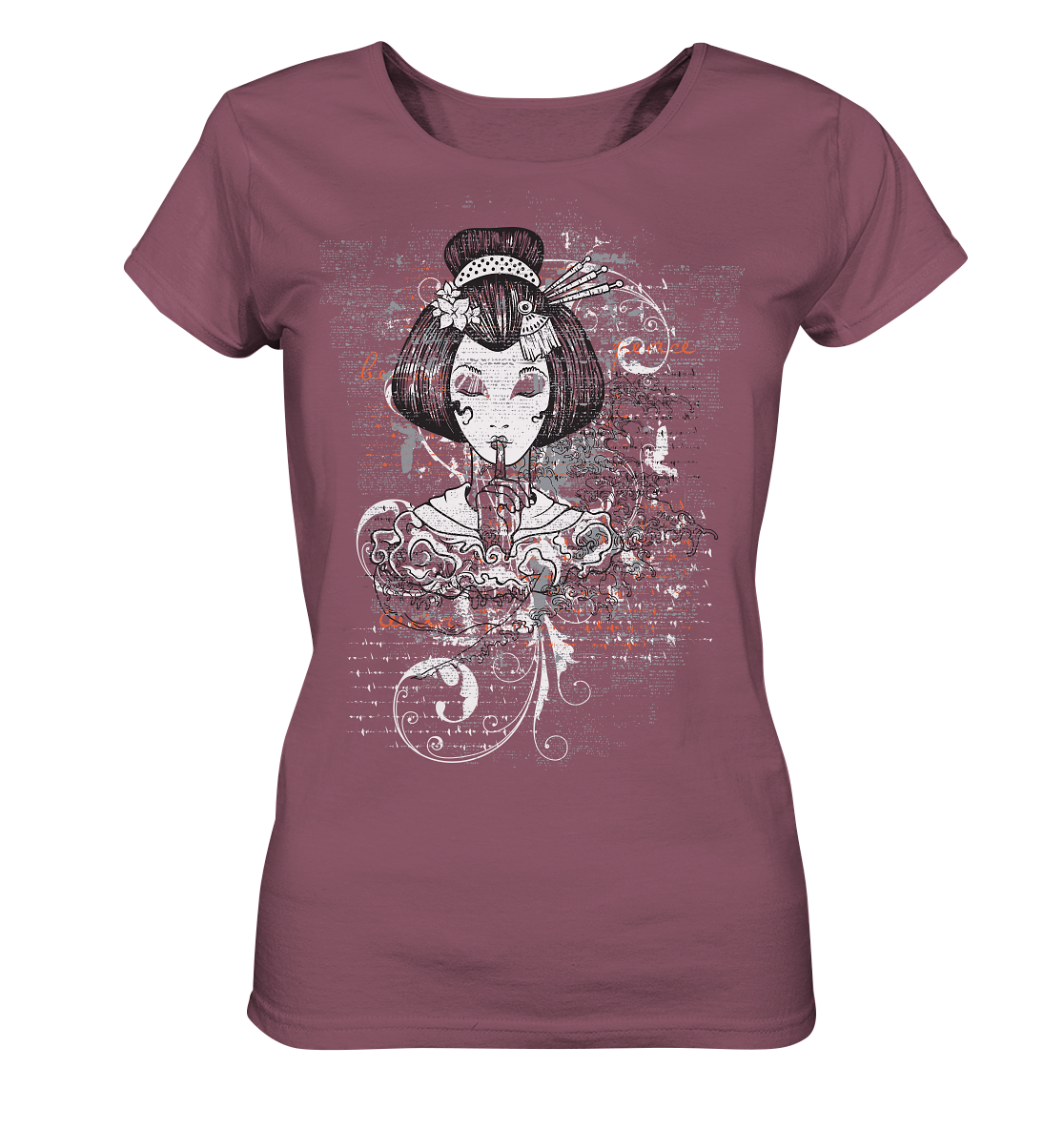 Geisha Shhh - Ladies Organic Shirt