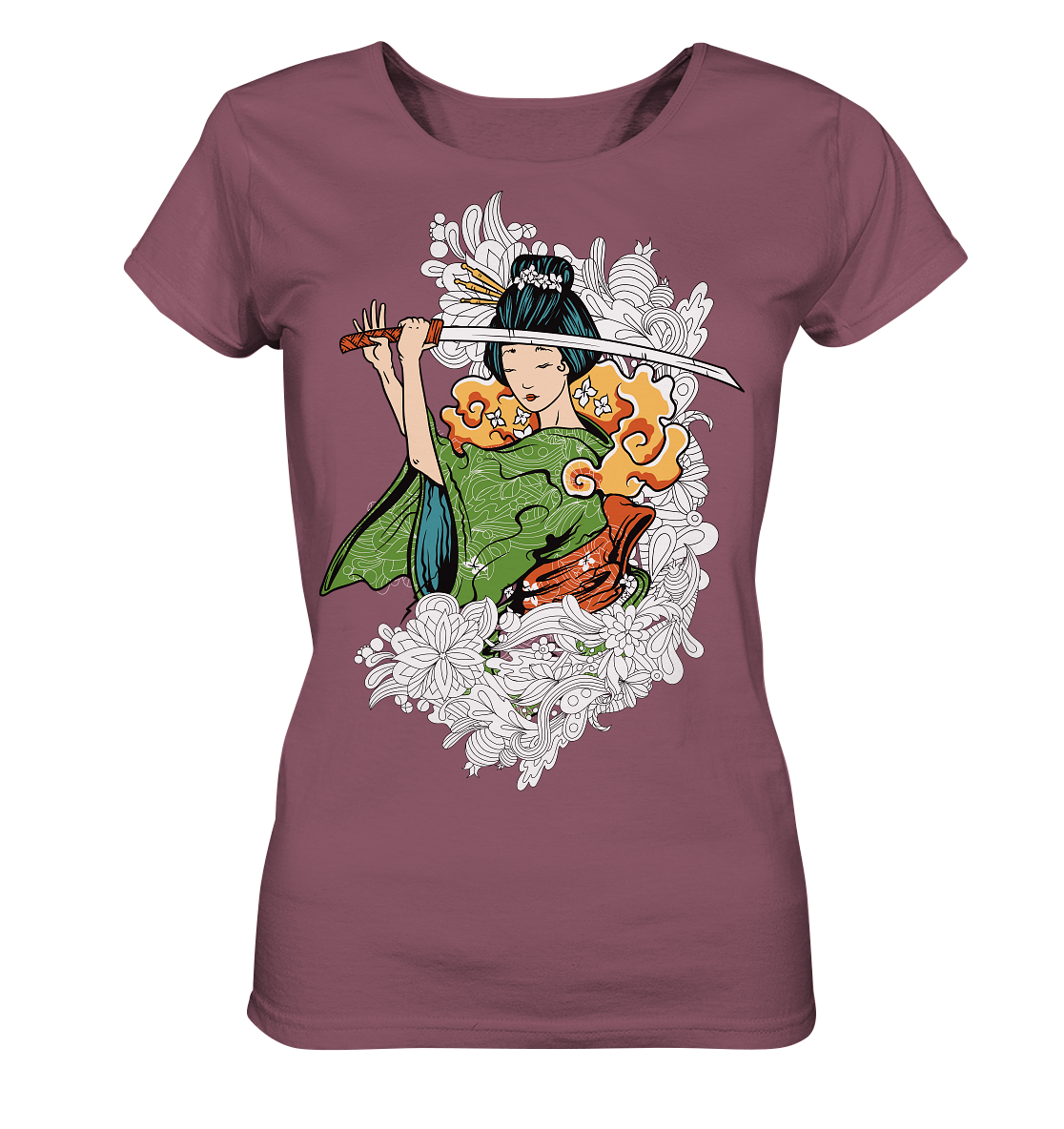 Geisha Sword - Ladies Organic Shirt