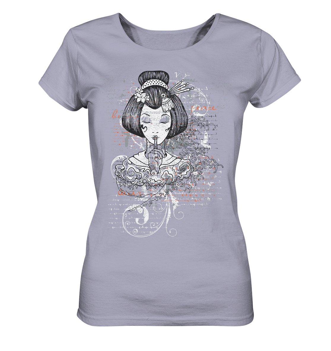 Geisha Shhh - Ladies Organic Shirt