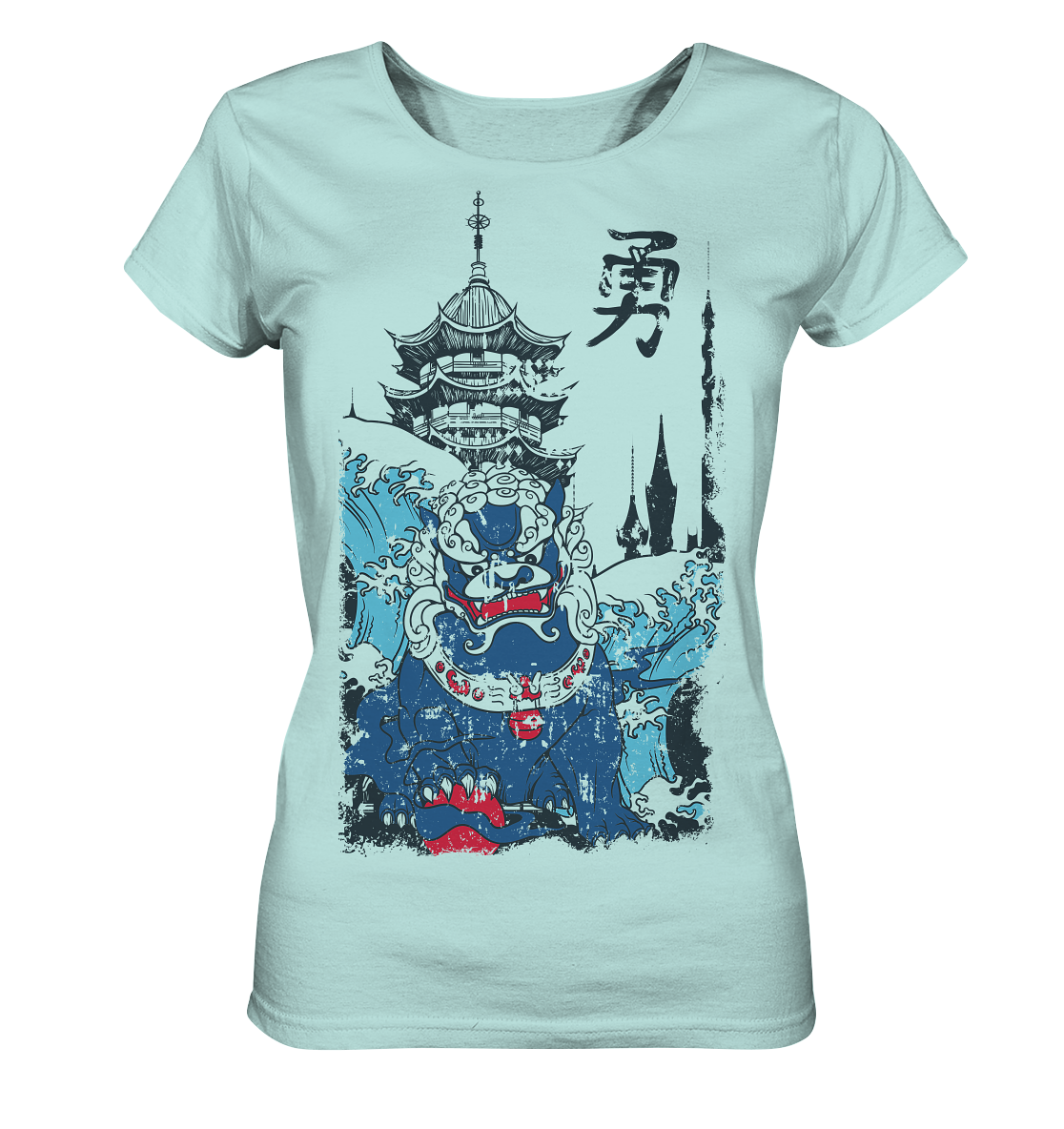 Dragon Blue - Ladies Organic Shirt