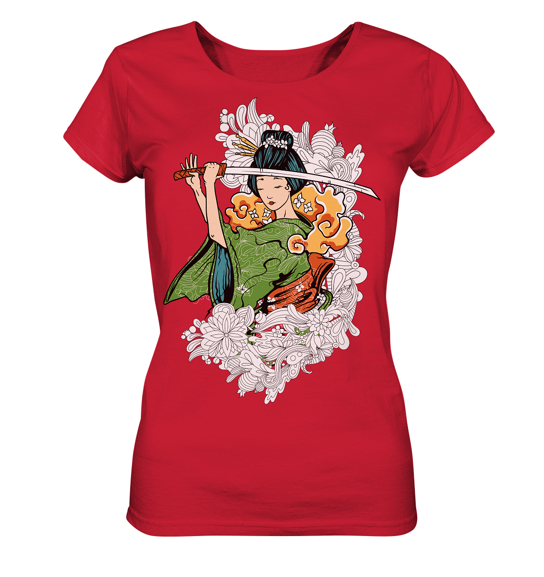 Geisha Sword - Ladies Organic Shirt