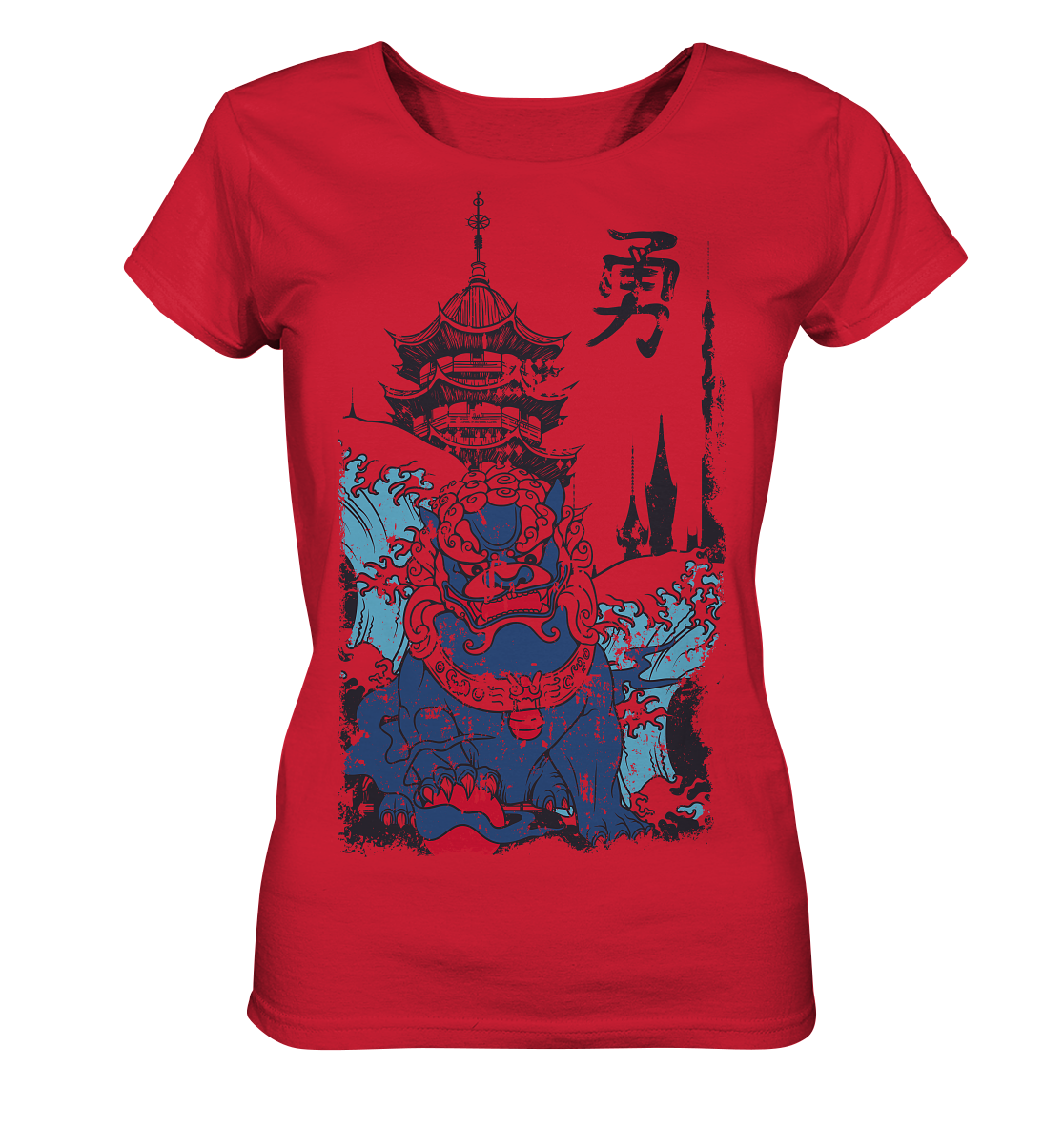 Dragon Blue - Ladies Organic Shirt