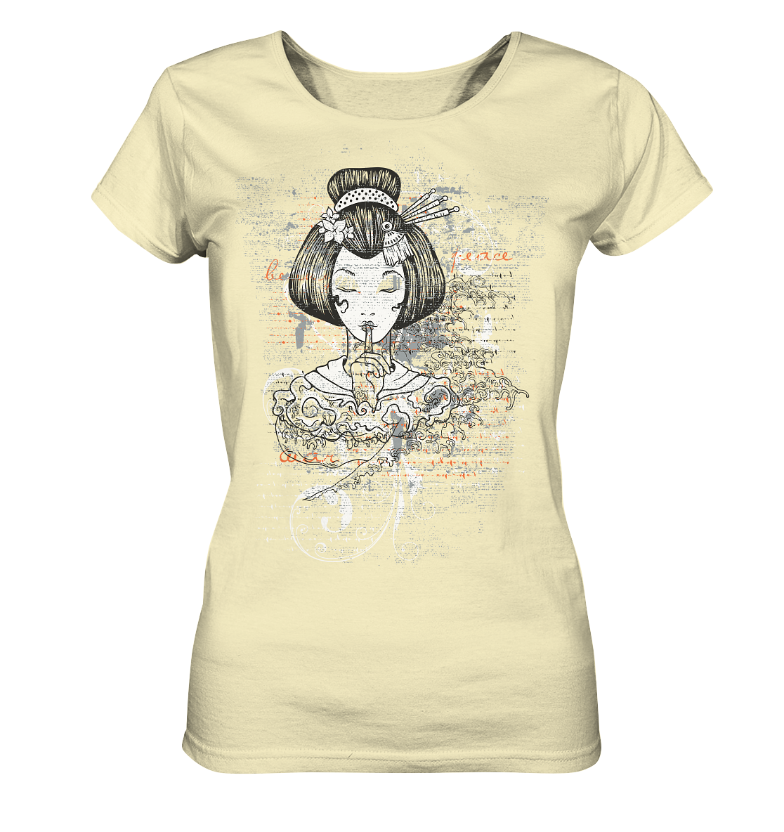 Geisha Shhh - Ladies Organic Shirt