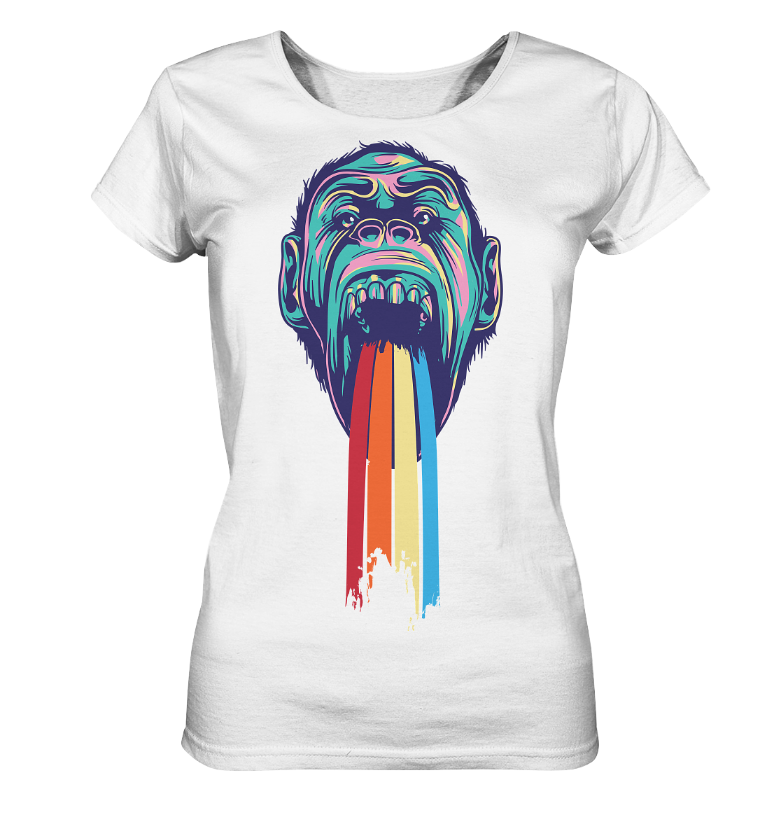 Ape Rainbow - Ladies Organic Shirt