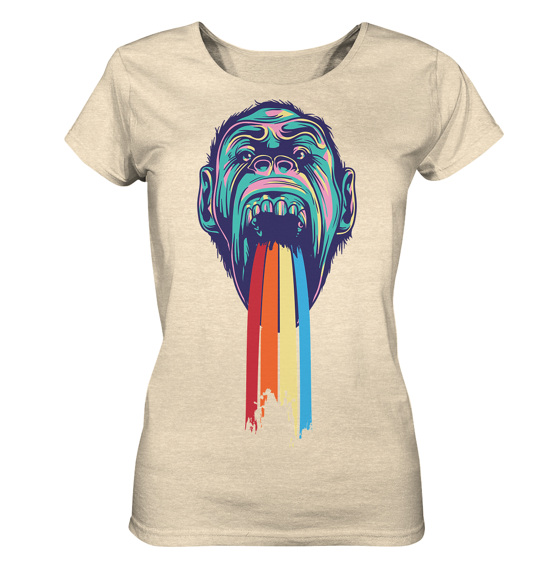 Ape Rainbow - Ladies Organic Shirt