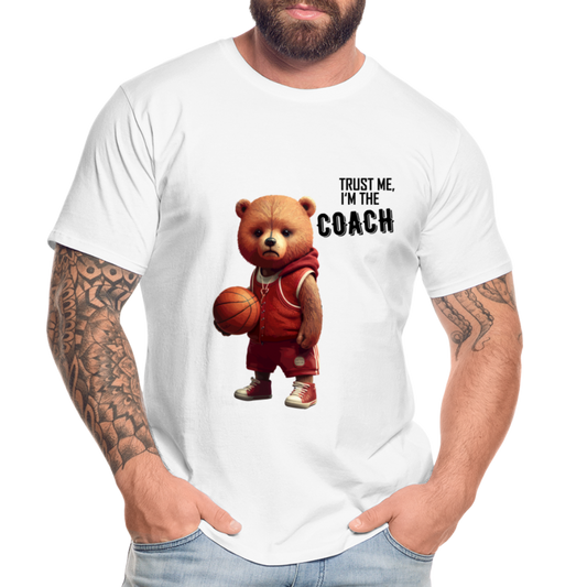 Trust me, I'm the COACH - Männer Premium Bio T-Shirt - Weiß