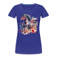 Flower Horse - Frauen Premium Bio T-Shirt - Königsblau