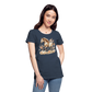 Flower Horse 3 - Frauen Premium Bio T-Shirt - Navy