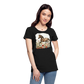 Flower Horse 9 - Frauen Premium Bio T-Shirt - Schwarz