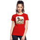 Flower Horse 9 - Frauen Premium Bio T-Shirt - Rot