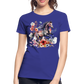 Flower Horse 18 - Frauen Premium Bio T-Shirt - Königsblau