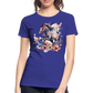 Flower Horse 16 - Frauen Premium Bio T-Shirt - Königsblau