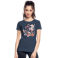 Flower Horse 16 - Frauen Premium Bio T-Shirt - Navy