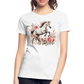 Flower Horse 13 - Frauen Premium Bio T-Shirt - Weiß