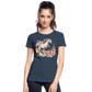 Flower Horse 13 - Frauen Premium Bio T-Shirt - Navy