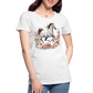 Flower Horse 14 - Frauen Premium Bio T-Shirt - Weiß