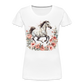 Flower Horse 14 - Frauen Premium Bio T-Shirt - Weiß