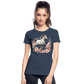 Flower Horse 14 - Frauen Premium Bio T-Shirt - Navy