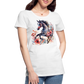 Flower Horse 15 - Frauen Premium Bio T-Shirt - Weiß