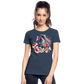 Flower Horse 15 - Frauen Premium Bio T-Shirt - Navy