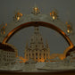 3D LED Holz Schwibbogen 43 cm x 30 cm x 12 cm Frauenkirche Dresden